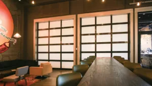 Aluminum Glass Garage Door